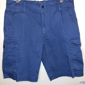 Arizona Jean Co Men’s Blue Classic Fit Cargo Shorts Size 30 NWT